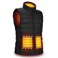 1 x RAW Customer Returns Heated Vest for Men Women, AGUG Heated Jacket Heated Vest Electric with 3 Levels Temperature Heated Clothing Winter Jacket for Outdoor Riding Skiing Camping No Battery Men-M - RRP €55.98