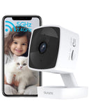 1 x RAW Customer Returns blurams 5GHz Indoor WiFi Camera, 2K Indoor Wi-Fi Surveillance Camera, Dual-Band 2.4 5G, Dog Camera, AI Motion Detection, Two-Way Talk, 10M IR Night Vision - RRP €49.99