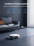 1 x RAW Customer Returns Laresar vacuum robot with wiping function, 4000Pa vacuum robot 150 mins max, vacuum robot Evol 3s ideal for hard floors, pet hair, carpets, robot vacuum cleaner 3 in 1, app, WiFi - RRP €189.99