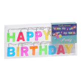 1 x RAW Customer Returns Happy Birthday LED String Lights, Colorful Birthday Letter String Lights, Battery Operated, 190cm Length, Kids Birthday Party Decoration - RRP €13.2