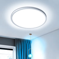 1 x RAW Customer Returns EASY EAGLE LED ceiling light 36W 6500K 3240LM Panel Round Ceiling Lamp IP44 Modern Chandelier for Bedroom Kitchen Bathroom Garage Ultra Thin 30x2.4cm - RRP €25.99