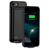 1 x RAW Customer Returns JUBOTY 6800mAh Battery Case for iPhone 6 6S 7 8 SE 2020 SE 2022, High Capacity Portable Charging Case, Extended Battery, Rechargeable Phone Battery Charger Cases, 4.7 inch Black  - RRP €28.22