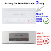 1 x RAW Customer Returns BLESYS 7.4V 2600mAh battery for Bose SoundLink Mini 2, Mini II speaker for 088789 088772 088796 080841 with circuit board, no welding required. Voltage cannot be measured directly  - RRP €49.57