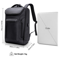 1 x RAW Customer Returns HOMIEE Computer Backpack 15.6 Inch Laptop Backpack Men s Work Travel Office Backpack Waterproof PC Laptop Flight Executive Anti-Theft Backpack with USB Port - RRP €59.99