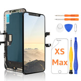 1 x RAW Customer Returns Yodoit Display for Phone XS Max LCD Screen Pre-assembled Complete Pre-assembled Glass Replacement with Repair Kit 6.5 inch. Black - RRP €34.78