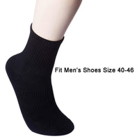 1 x RAW Customer Returns Pauboland Men s 6 Pairs Anti Odor Quick Drying Sweat Wicking Breathable Antifungal Quarter Crew Compression Work Socks Sneaker Socks, Black, Size 40-46 - RRP €29.99