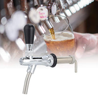 1 x RAW Customer Returns DEWIN Adjustable Beer Tap, G5 8 Inch Thread Long Shaft Adjustable Draft Beer Tap Dispenser Wine Tools Home Brewing Accessories - RRP €43.25