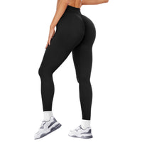 1 x RAW Customer Returns HIPOWER Scrunch Butt Leggings Women High Waist Sport Leggings Booty Push Up Pants Elastic Sports Leggings Gym Sports Pants Fitness Opaque Yoga Long - RRP €19.15