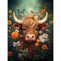 18 x Brand New Wenfdrtr Cow Diamond Painting Adults-Cow Diamond Painting Pictures Adults, 5D Highland Cow Diamond Painting Set Perfect for Home Wall Decor 30x40cm  - RRP €367.2