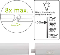 1 x RAW Customer Returns Lumare LED extension kit under cabinet 5W, extension set, incl. 1x under-cabinet luminaire 31.2cm, connection cable and mounting accessories, for workshop lamp - RRP €12.99