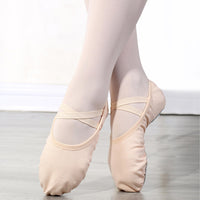 1 x RAW Customer Returns Rosefinch ballet shoes dance shoes for girls and women split leather sole canvas ballet slippers for children and adults ballerinas 35 - RRP €60.0