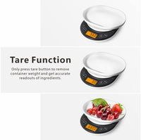 1 x RAW Customer Returns UNIWEIGH Digital Kitchen Scales 6.6lb 3kg, Electronic Cooking Scales with USB Charging Cable, Grams and Ounces Scales for Baking, Weight Loss, Ingredients, Meal Prep, Diet. - RRP €19.99