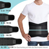 1 x RAW Customer Returns BACK BODYGUARD lumbar belt for women and lumbar belt for men - lumbar belt for back stabilization - lumbar support belt - lumbar support - RRP €22.8