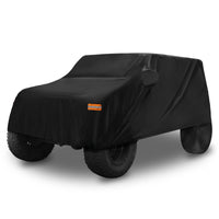 1 x Brand New X AUTOHAUX Car Cover SUV Car Cover Breathable, Dustproof Waterproof Car Cover for Jeep Wrangler JK JL 2 Door 2007-2021 - RRP €72.72