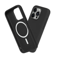 1 x RAW Customer Returns RhinoShield Case compatible with iPhone 15 Pro Max SolidSuit - MagSafe compatible - Shock-absorbing slim protective case with premium finish - 3.5 meter drop protection - Black - RRP €44.99