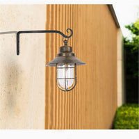 1 x RAW Customer Returns LOOGI plant holder hanging basket holder iron wall hook hanging basket wall holder hook 25 cm for hanging planters birdhouses lantern wind chimes wall sconces - 2 pieces - RRP €19.15