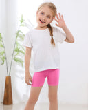 1 x RAW Customer Returns Adorel Girls Short Leggings Summer Thin Shorts Under Skirt Underpants 8-Pack Multicolored 140-146 EU Manufacturer Size 150  - RRP €22.18