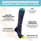 1 x RAW Customer Returns Pnosnesy Compression Socks 7 Pairs for Men and Women 15-20 mmHg is Best for Athletics, Running, Air Travel - RRP €20.41