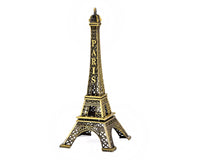 2 x RAW Customer Returns ds. distinctive style Eiffel Tower model, Eiffel Tower metal statue, Eiffel Tower figurine for souvenirs - 15 cm - RRP €19.98