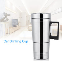 1 x RAW Customer Returns Cocoarm 300 ml car water heating cup travel kettle stainless steel 24V electric portable coffee mug heating cup tea maker with cigarette lighter 24V  - RRP €21.8