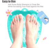 11 x Brand New AIOMEST Shower Foot Massager Scrubber Mat Foot and Toe Cleaner Massage Pad with Non-Slip Suction Cups for Removing Dead Skin Foot Bath - RRP €277.2