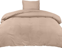 1 x RAW Customer Returns Utopia Bedding Duvet Cover Bed 90 - Microfiber Duvet Cover Set 135x200 cm and 1 Pillowcase 80x80 cm Beige  - RRP €13.1