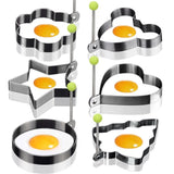 3 x Brand New Fried Egg Mold Stainless Steel Non-Stick Egg Cooking Rings Fried Egg Pancake Omelette Mold - RRP €34.62