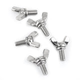 1 x Brand New M5 Metric Wing Screw 10mm 12mm 16mm 20mm Length Stainless Steel Wing Screw Machine Fixing 10pcs 10mm  - RRP €7.4