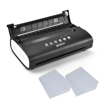 1 x RAW Customer Returns Bestauty Thermal Tattoo Paper Transfer Machine with 20 Sheets of Transfer Paper, Tattoo Machine Set Thermal Printer Tattoo Stencil Tattoo Printer Copier Thermal Printer for Tattoo, Black - RRP €149.99