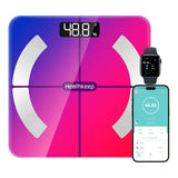 1 x RAW Customer Returns HEALTHKEEP body fat scale personal scale scale personal body scale scale with body fat and muscle mass - RRP €22.51