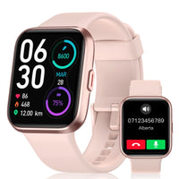 1 x RAW Customer Returns aeac Smartwatch Women s Smart Watch with Calls, 1.7 with Alexa Voice, Whatsapp Smart Notifications, Sports Heart Rate Monitor, Sleep Monitor, SpO2, IP68 Waterproof Wristwatch - RRP €79.99