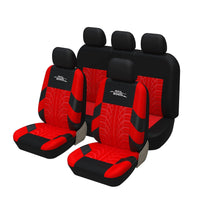 1 x RAW Customer Returns AUTOYOUTH Car Seat Covers Universal Fit Complete Set Car Seat Protector Tire Rails Car Seat Accessories Red - RRP €45.99