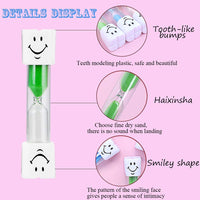 1 x RAW Customer Returns Hourglass Teeth Brushing Children, ZKSMNB Hourglass 2 Minutes, The Smiley Toothbrushes Hourglass Ensures That Children Brush Their Teeth in a Scientifically Appropriate Time Pack of 3  - RRP €9.06