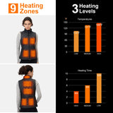 1 x RAW Customer Returns Sevdiea women s heating vest with power bank 16000mah 7.4v, lightweight quilted heated vest for women, electric heat vest for women, for skiing, motorcycling, outdoor activities XXL - RRP €94.52