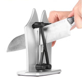 1 x RAW Customer Returns Knife Sharpener-Knife Sharpener for Home Use-Kitchen Knife Sharpener-Sharpeners for All Knives-For Very Blunt or Damaged Blades-Multifunctional Kitchen Tools ABS Plastic  - RRP €16.13