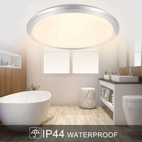 1 x RAW Customer Returns PADMA 24W LED ceiling light living room IP44 waterproof bathroom lamp, 3000K LED ceiling lamp warm white, 1920lm lamps ideal for bathroom balcony hallway kitchen bedroom office, bathroom lamp 40cm - RRP €46.99