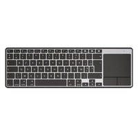 1 x RAW Customer Returns seenda Multi-Device Bluetooth Keyboard with Touchpad, Quiet and Rechargeable, 3 Channels Bluetooth, Ultra Thin and Portable, Compatible with Mac, iPad and iPhone French layout, gray - RRP €20.4