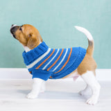 2 x Brand New Small Dog Sweater,Dog Sweater Small,Knitted Winter Dog Sweater,Warm Puppy Sweater Knitwear,Cat Turtleneck Sweater Knitting,Welsh Corgi,Yorkshire Terrier,Chihuahua L, Blue  - RRP €40.8