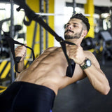 1 x RAW Customer Returns LISTHEN Trx, Adjustable Multifunction Straps, Suspension Training Cables, Sling Trainer, Complete Home Gym Kit for Calisthenics, Fitness, Crossfit, Push-ups and Suspension Training - RRP €39.31