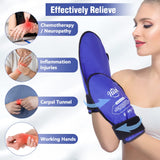 1 x RAW Customer Returns Hilph 1 pair of cooling gloves for chemotherapy and rheumatism, cooling pads gel gloves cold gloves chemo cold heat therapy with adjustable strap for hand, wrist, fingers, M - RRP €26.21