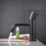 1 x RAW Customer Returns NEWRAIN Black faucet bathroom fitting, mixer tap bathroom faucet wash basin vanity faucet single lever mixer wash basin faucet bathroom - RRP €40.33