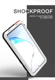 1 x RAW Customer Returns Samsung Galaxy Note 10 Lite metal case, powerful hybrid protection, shockproof, waterproof, dustproof, metal case cover, protective case, with built-in tempered glass screen protector - RRP €32.88