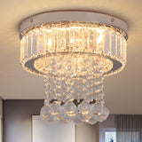 1 x Brand New Deckrico Crystal Chandelier LED Ceiling Lamp Modern Chandelier with Dimming Function and Remote Control Lighting for Dining Room Bedroom and Kitchen Dimmable  - RRP €20.4