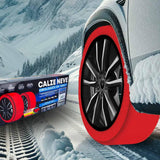 1 x RAW Customer Returns Car snow socks, tested according to EN 16662-1 2020, easy installation in 2 minutes, 6 sizes available XL  - RRP €47.21