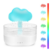 1 x RAW Customer Returns Rain Cloud Humidifier, 200ml, Mushroom Lamp Water Drop Rain Sounds Device with 7 Colors Night Light, Timer, 2-in-1 Aroma Diffuser Rain Cloud Humidifier for Room, Bedroom, Children s Room - RRP €22.19