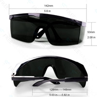 2 x RAW Customer Returns FREEMASCOT IPL 190nm - 2000nm Laser Safety Goggles for Laser Cosmetology Operators, Eye Protection and Laser Hair Removal, Tanning, Red Light Therapy - RRP €28.2