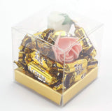 2 x RAW Customer Returns 50 pieces gift box small, gift packaging guest gift transparent box 2 x 2 x 2 inches , candy jewelry box for wedding birthday party garden party baptism - RRP €37.98