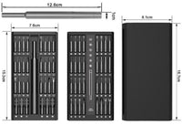 1 x RAW Customer Returns Precision mechanic tool set screwdriver set 63 in 1, mini screwdriver set watchmaker tool magnetic cell phone repair screwdriver set small tools for iphone ipad switch PC glasses - RRP €33.26