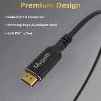 1 x RAW Customer Returns Mygatti 15 Meter DisplayPort to HDMI Cable 4K UHD , 24 AWG, Unidirectional DP to HDMI Connection Cable, for Monitor, TV, Projector, Laptop, PC, AMD, NVIDIA - RRP €49.99