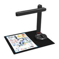 1 x RAW Customer Returns NETUM High Speed Document Camera, Document Scanner with OCR Function A4 Camera Scanner 13 Mega Pixel Lens with LED Lights, Adjustable and Portable Scanner for Office, Classroom, SD-3000NC - RRP €79.99